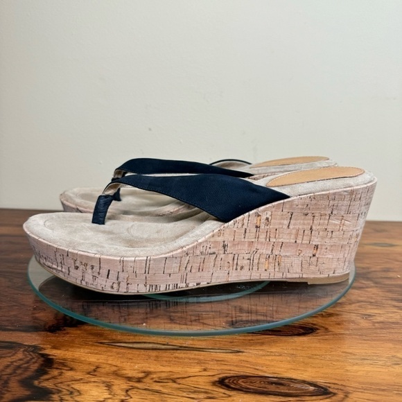 CASLON Carla Wedge Sandals in black - Picture 6 of 12